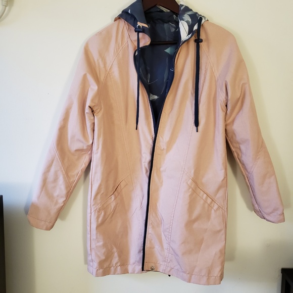 Two sided  Windbreaker with a floral pattern - Picture 8 of 8